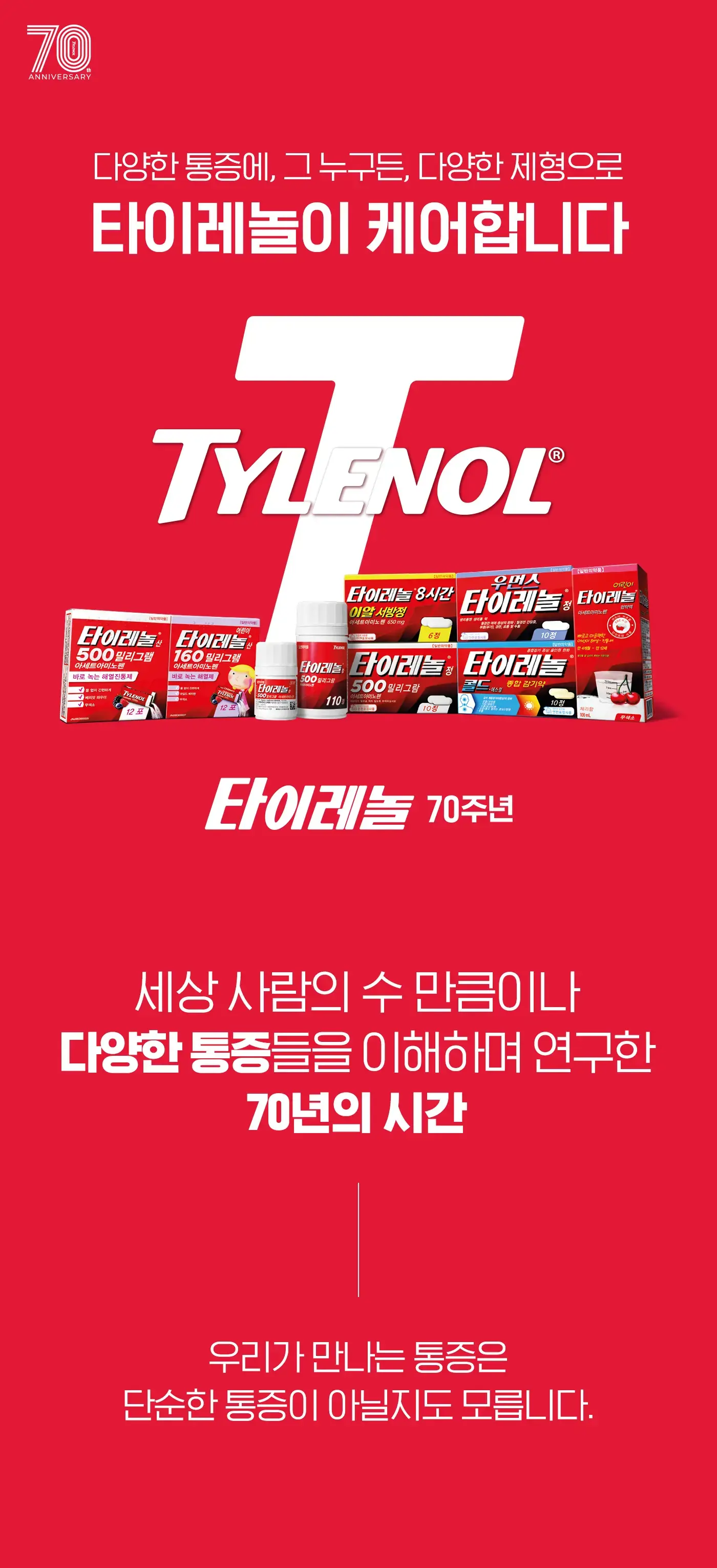 타이레놀 70주년