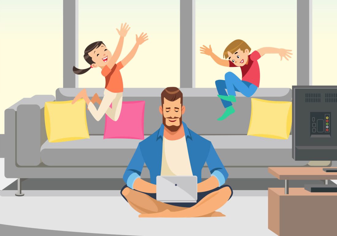 5 Tips for Working from Home with Kids Around