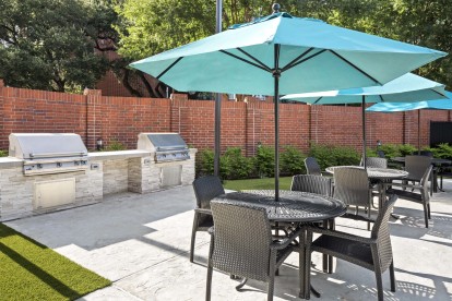 Midtown with outdoor grills and dining areas