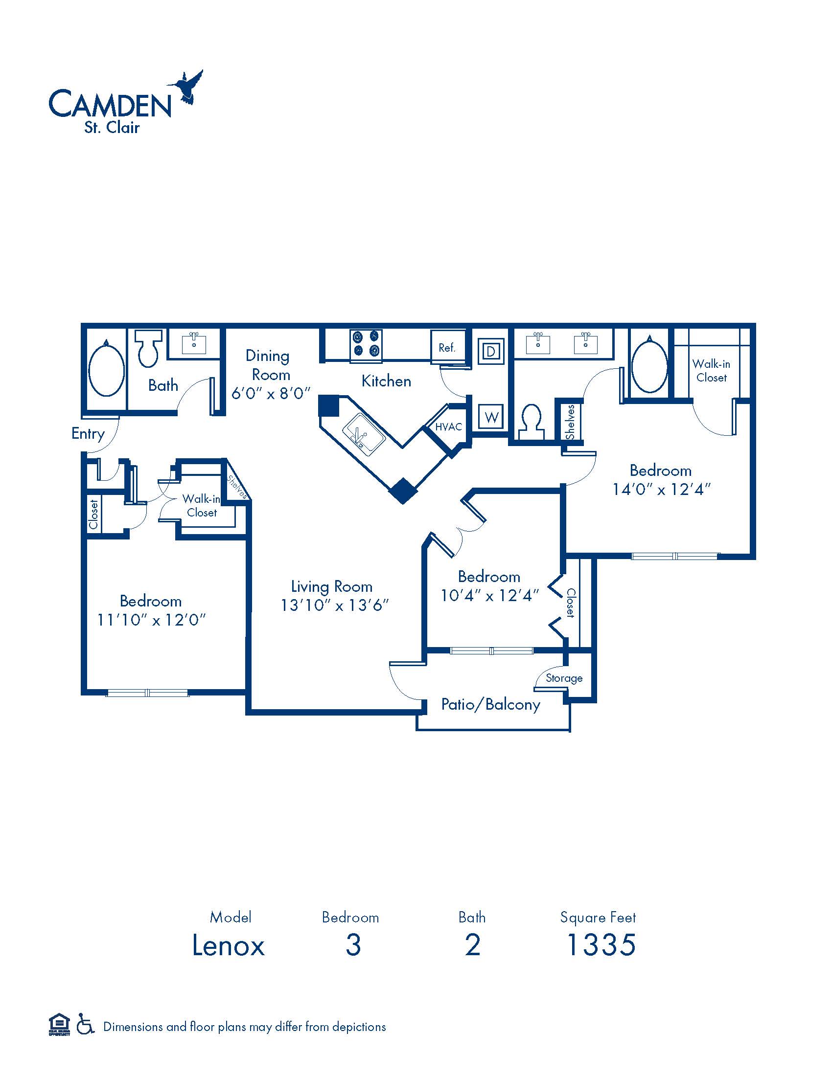 3 Bedroom Apartment – 3000 Briarcliff Rd NE #4102, Atlanta, GA 30329