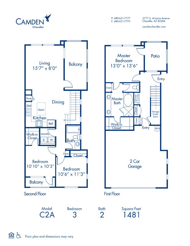 1, 2 & 3 Bedroom Apartments in Chandler, AZ - Camden Chandler