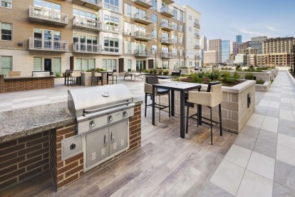 Outdoor kitchen and grills