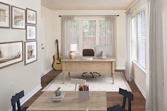 Flex space for a home office at Camden Touchstone in Charlotte, NC