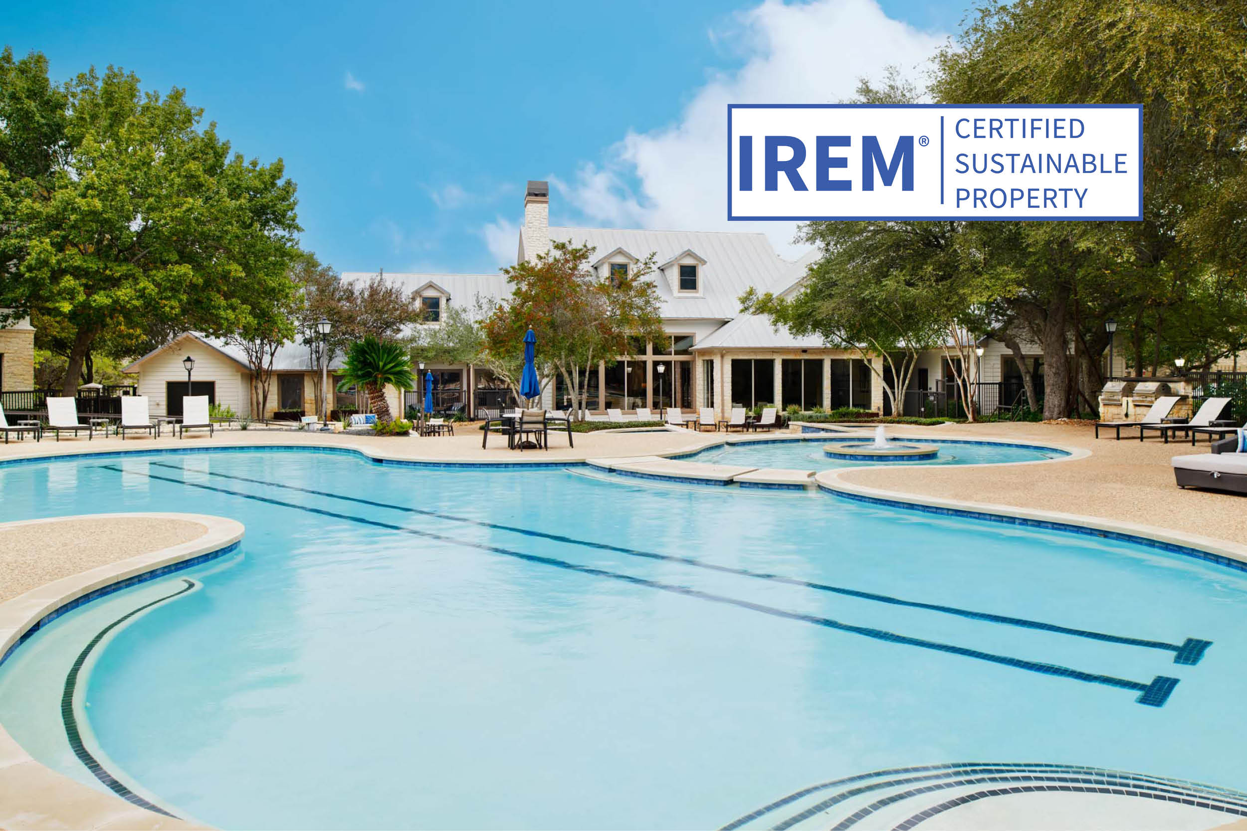 Camden Stoneleigh apartments in Austin, TX is an IREM Certified Sustainable Property