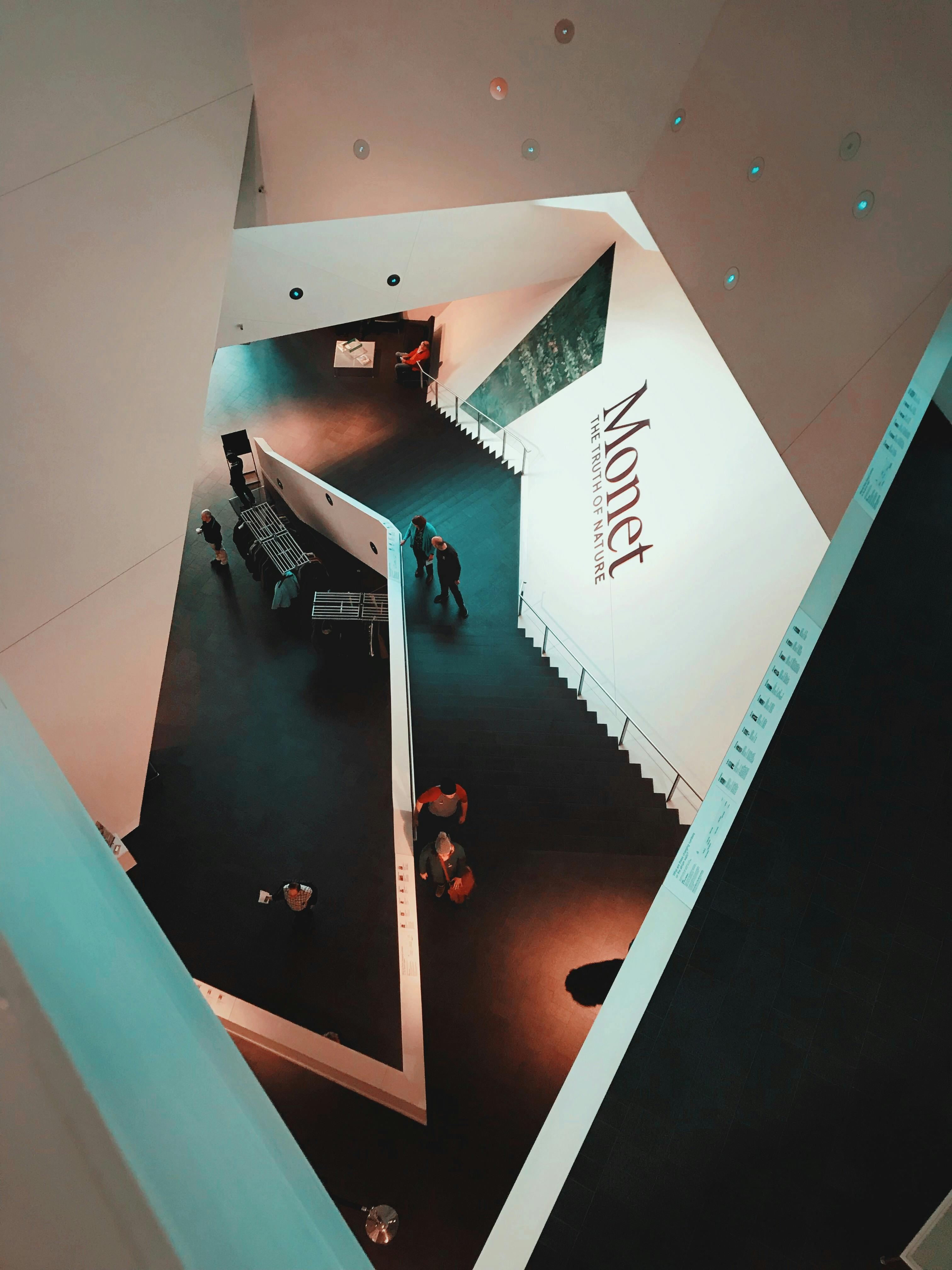 Denver museum - Photo by Sasha P: https://www.pexels.com/photo/people-on-stairs-3249593/