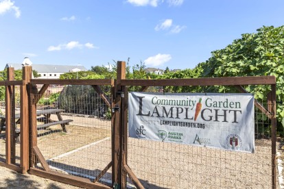 Local community garden entry near Camden Huntingdon
