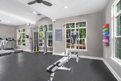 24 hour fitness center at Camden Reunion Park