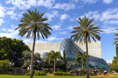 The Dali (Salvador Dali Museum) in St. Petersburg, FL near Camden Central and Camden Pier District