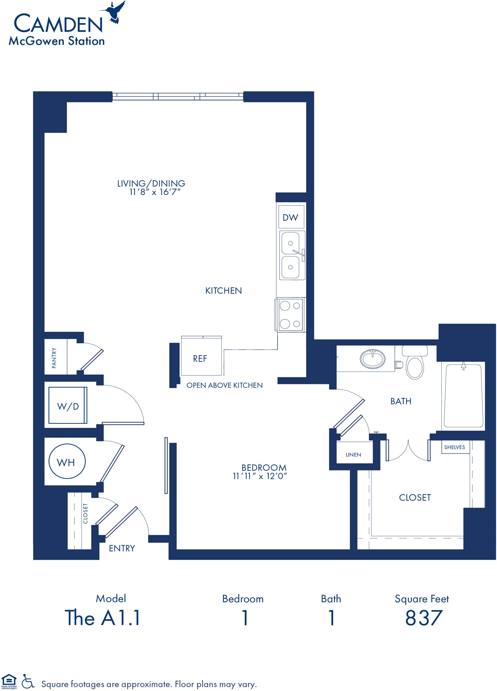 A1.1 floor plan