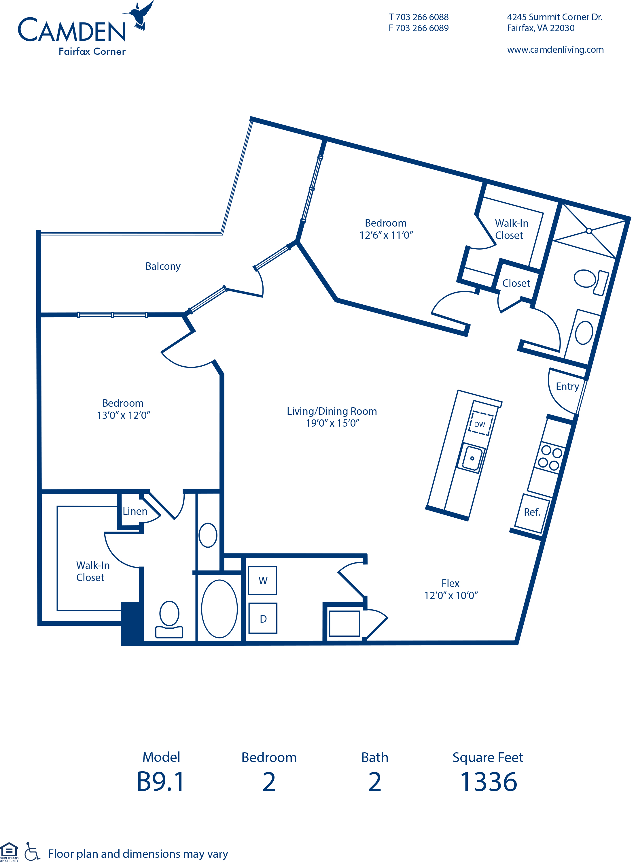 Studio, 1, 2 & 3 Bedroom Apartments in Fairfax, VA Camden Fairfax Corner