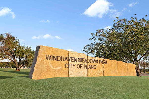 Windhaven Meadows Park in Plano near Camden Legacy Creek