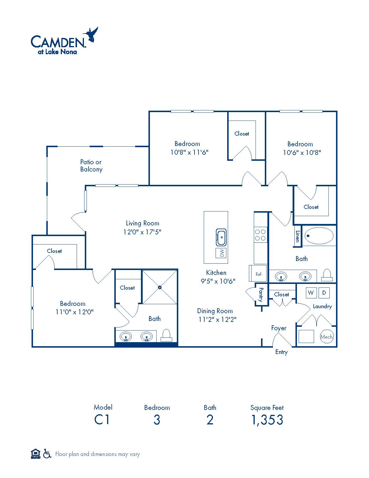 C1 floor plan