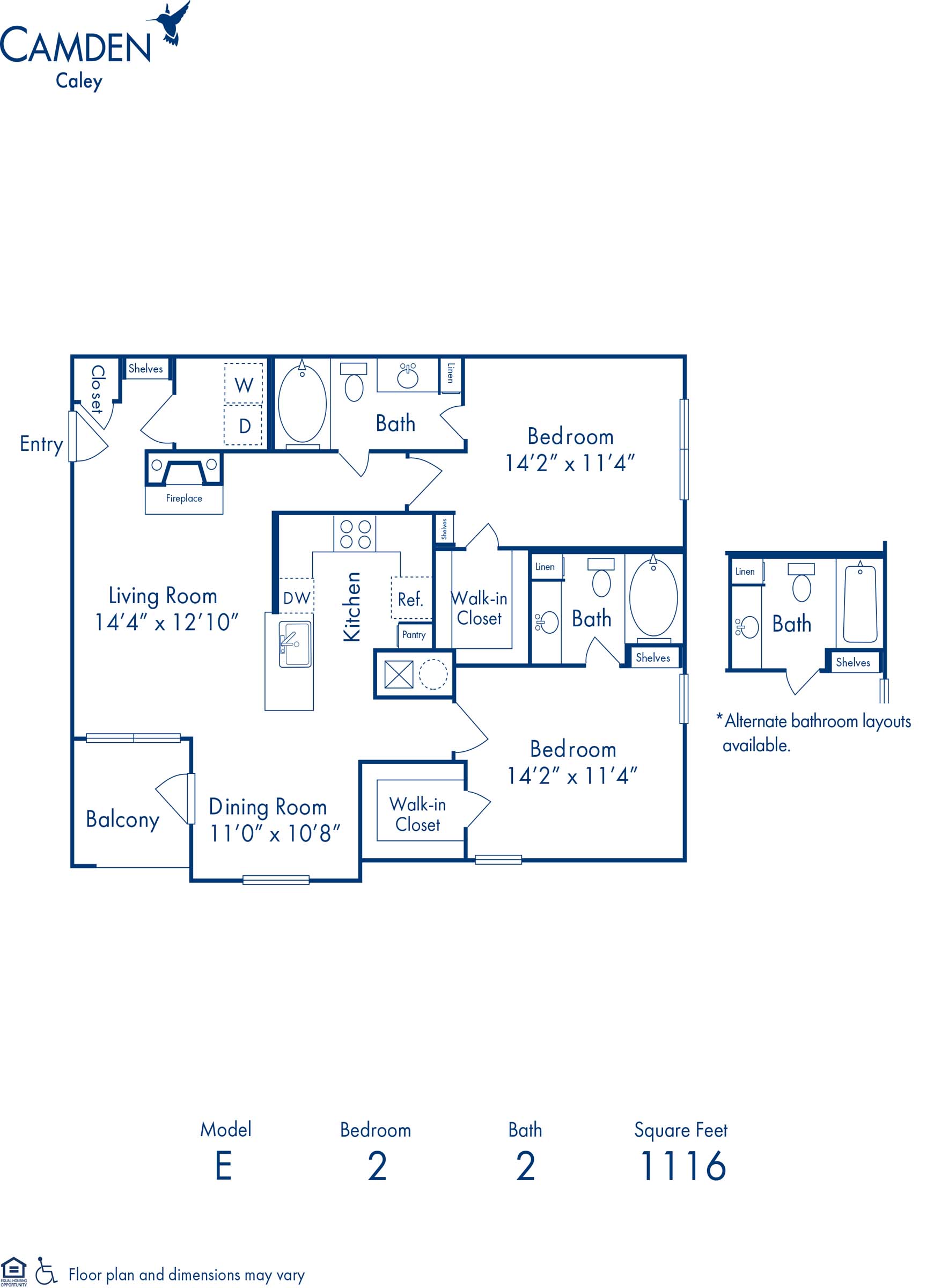 E-2 floor plan