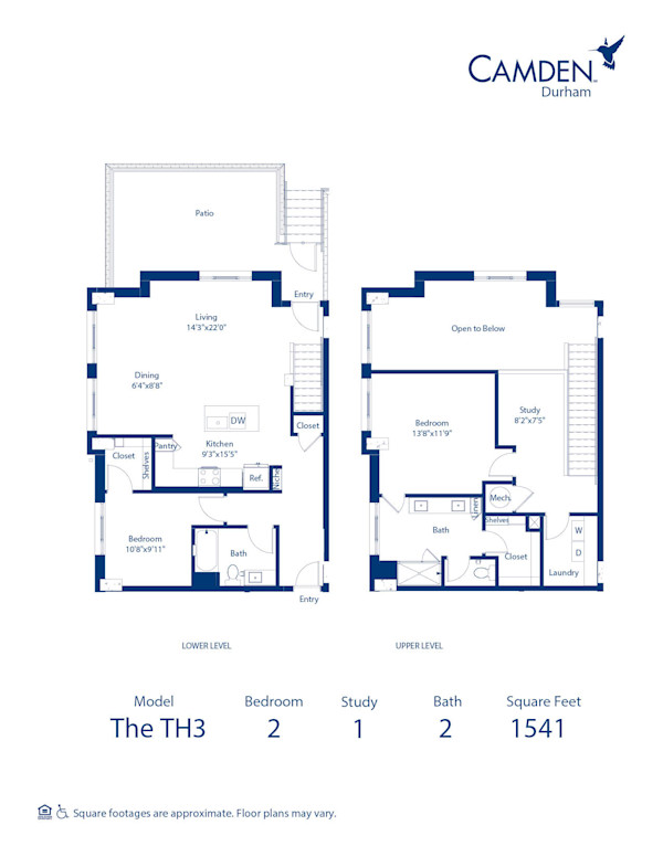 Camden Durham - Floor plans - TH3