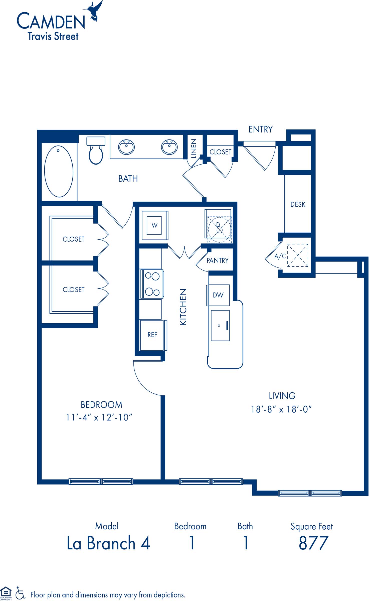 La Branch 4 floor plan