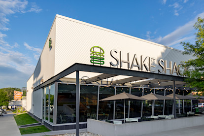 Shake Shack at Park Road Shopping Center near Camden Dilworth in Charlotte, NC