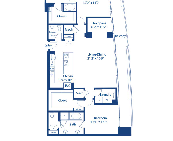 B7 Blueprint at Camden Downtown apartments in Downtown Houston, TX