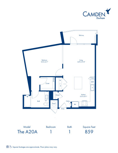 Camden Durham - Floor plans - A20A