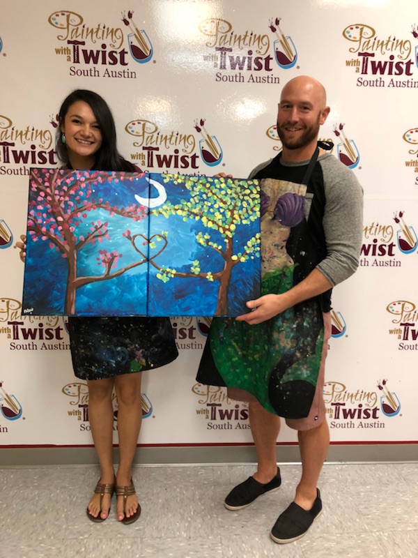 Date night Painting with a twist edition camdenliving