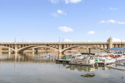 Tempe Town Lake with Kayaks and Boats for Rent in Tempe Arizona