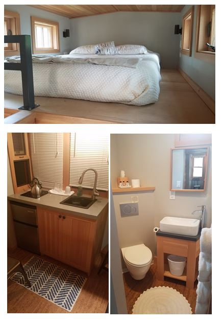 The beautiful amenities make up for the tiny space!