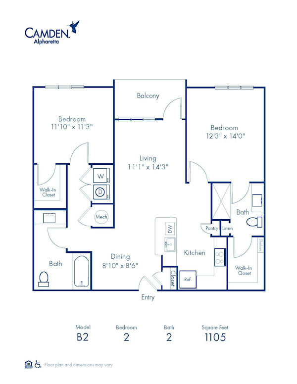 camden-alpharetta-apartments-Atlanta-Georgia-B2-1105sqft-
