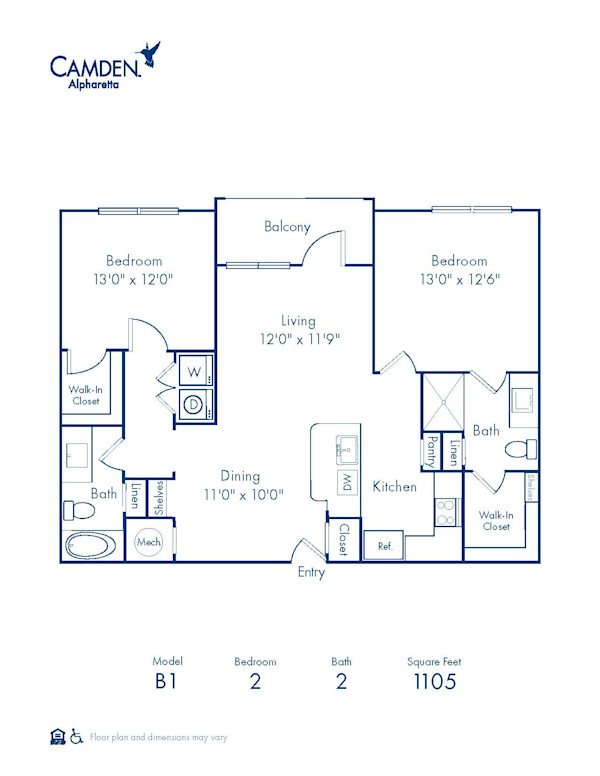 camden-alpharetta-apartments-Atlanta-Georgia-B1-1105sqft-