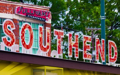 South End neighborhood surrounding Camden Gallery Apartments in Charlotte, NC