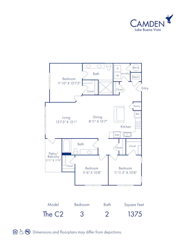 Camden-Lake-Buena-Vista-Floor-Plan-The C2
