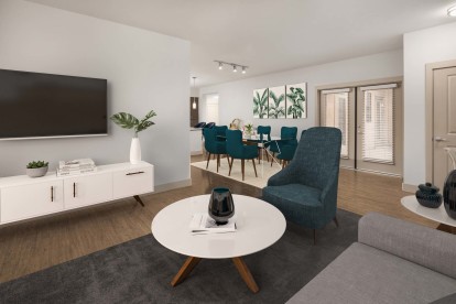 Camden Foothills Apartments Scottsdale AZ spacious living room