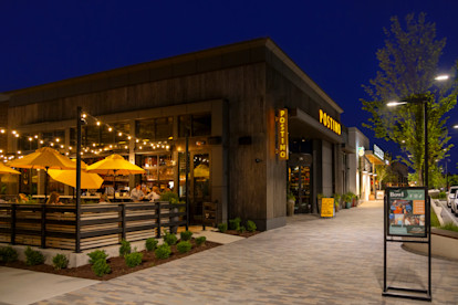 Postinos restaurant at Ballantyne Bowl near Camden communities in Ballantyne, NC