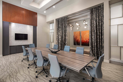 Private Conference Room at Camden Highland Village Apartments in Houston, Tx 