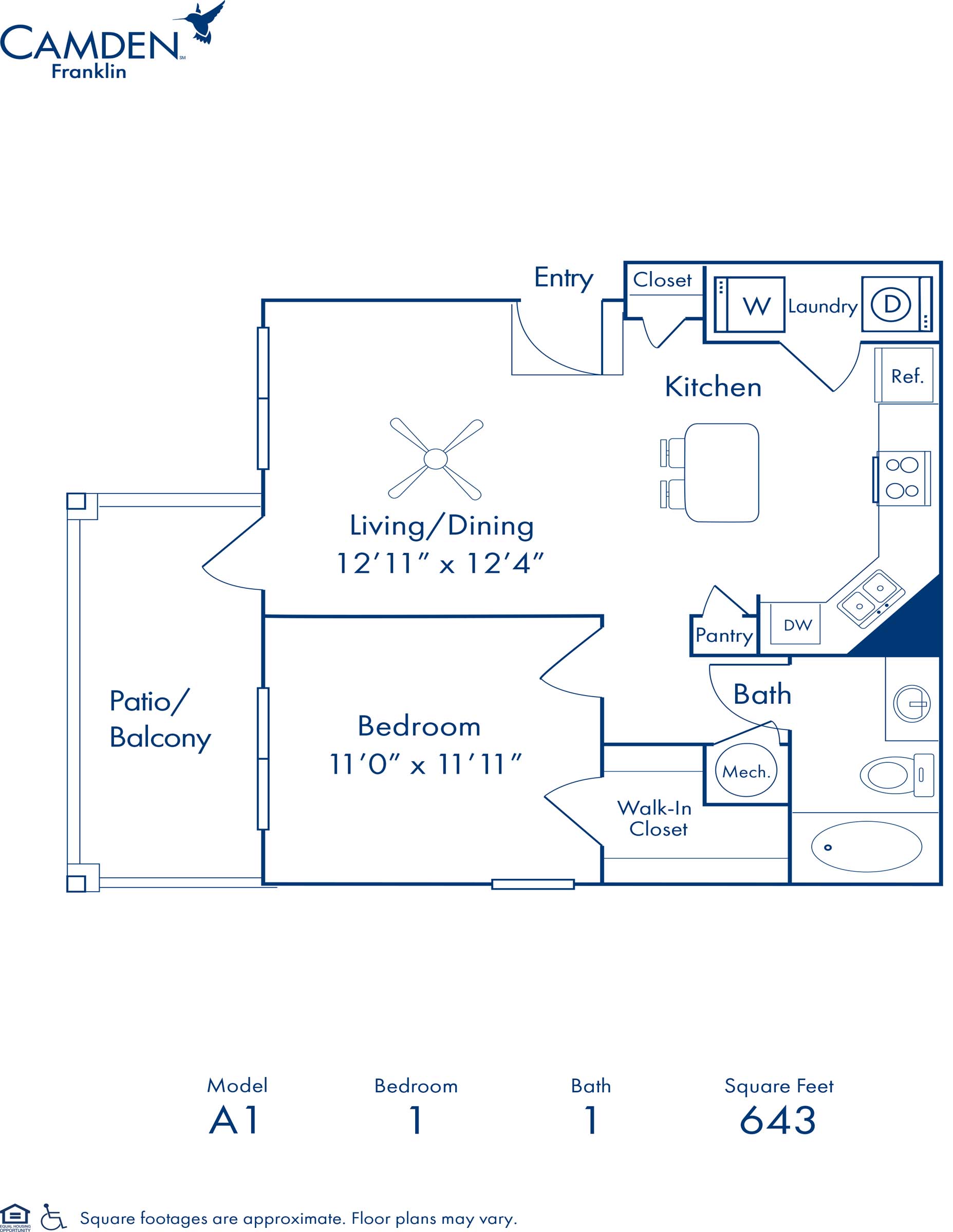 A1 floor plan