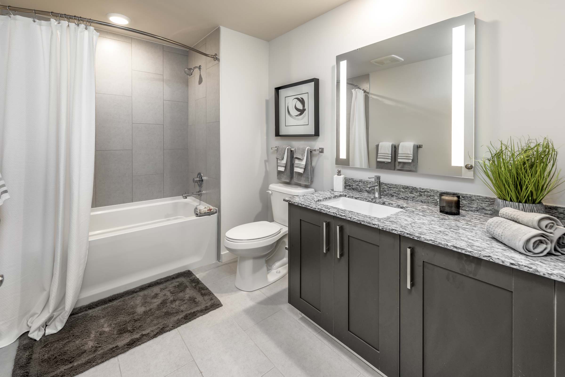 bathtub in apartment