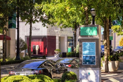 Buckhhead village with luxury shopping and dining