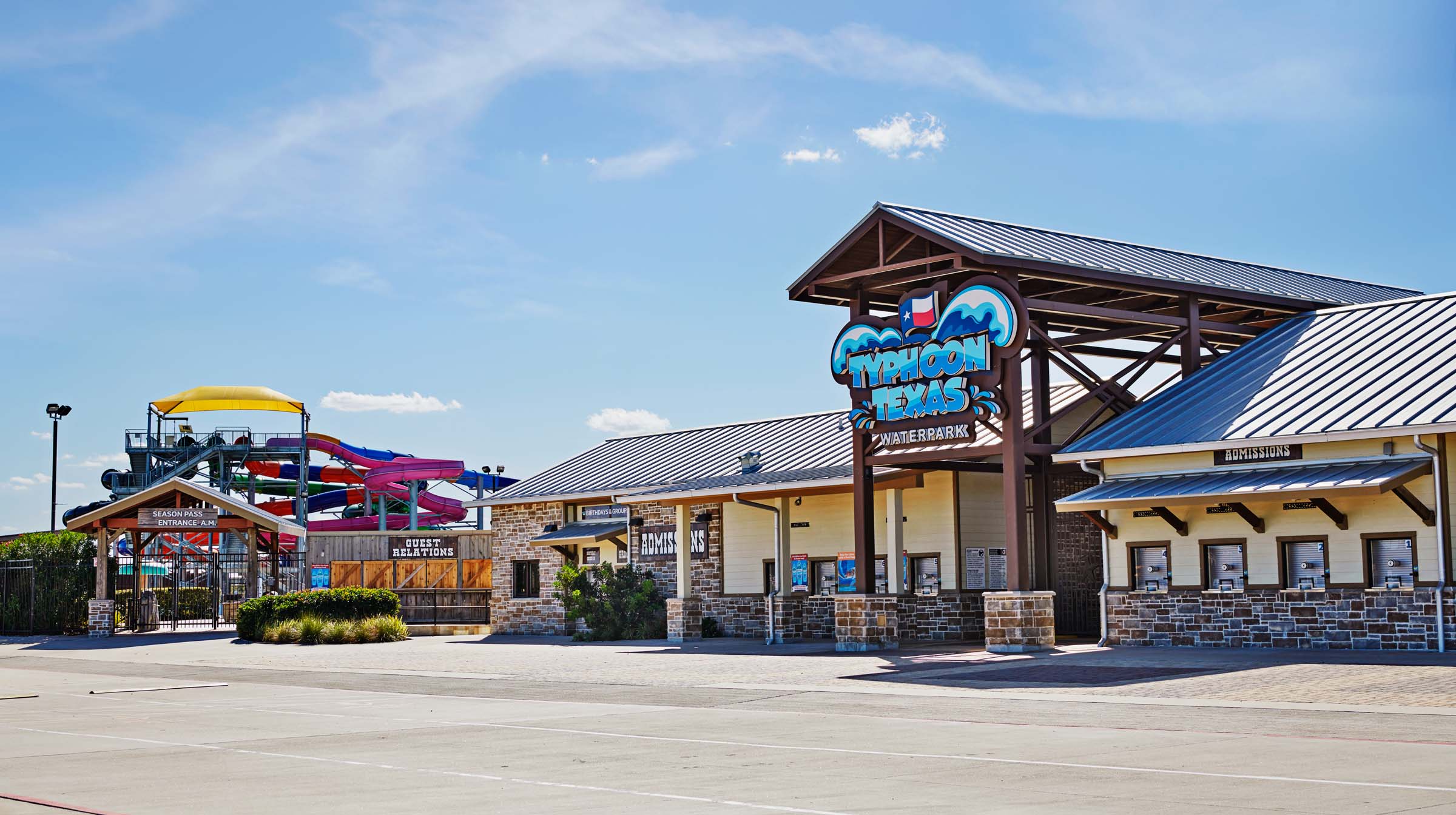 Neighborhood attraction typhoon texas water park