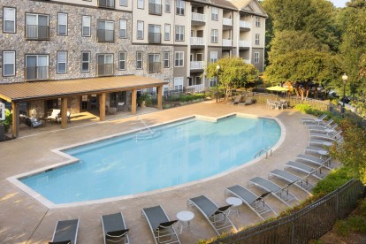 Take a dip in one of our two resort style pools at Camden Manor Park in Raleigh, NC