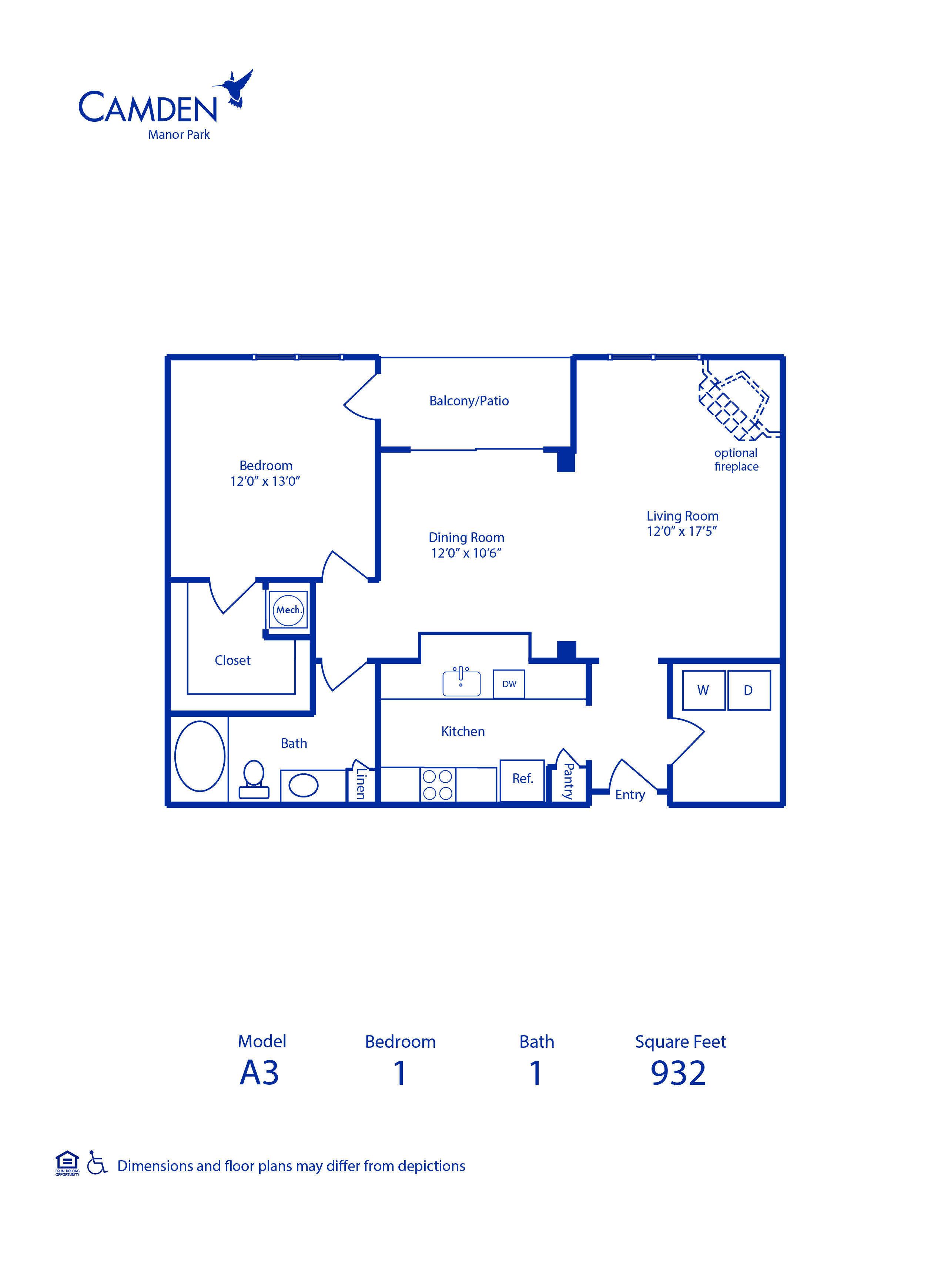 A3 floor plan