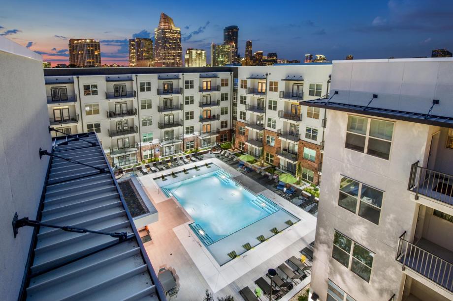 Camden Buckhead Square's gorgeous pool in the heart of Buckhead!