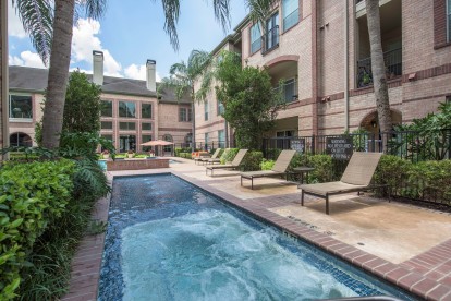 Lap pool at Camden Greenway Apartments in Houston, TX