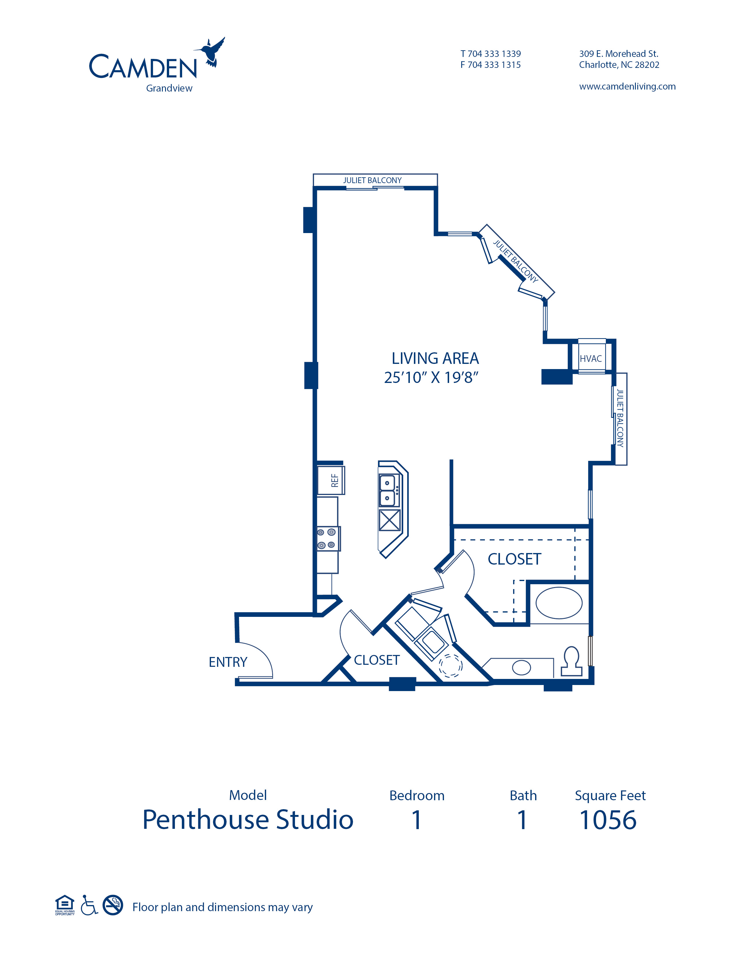 Studio, 1, 2 & 3 Bedroom Apartments in Charlotte, NC - Camden Grandview