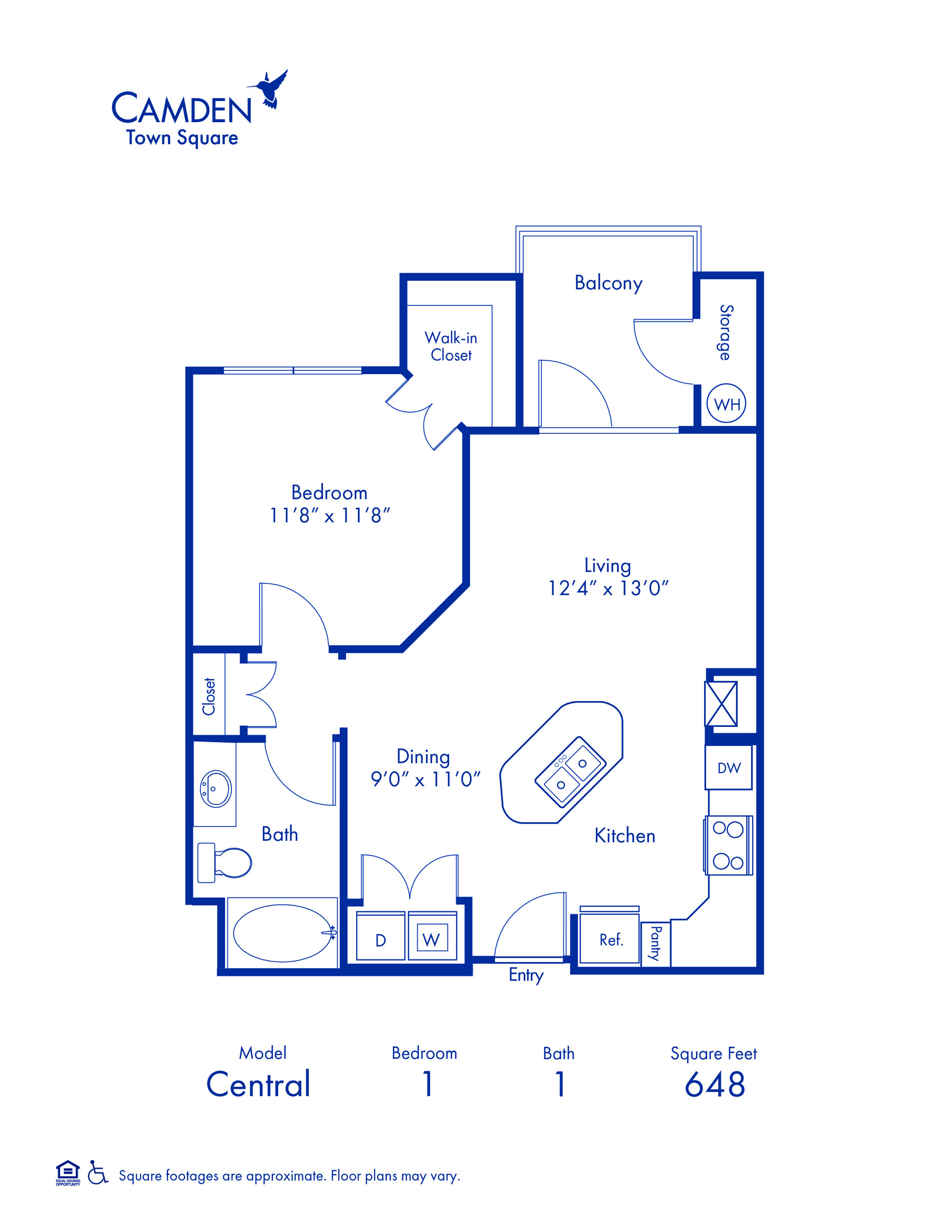 Central floor plan