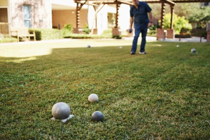 Bocce ball court onsite