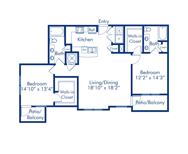 Studio 1 2 Bedroom Apartments in Orlando FL Camden Orange Court Studio 1 2 Bedroom Apartments in Orlando FL Camden Orange Court