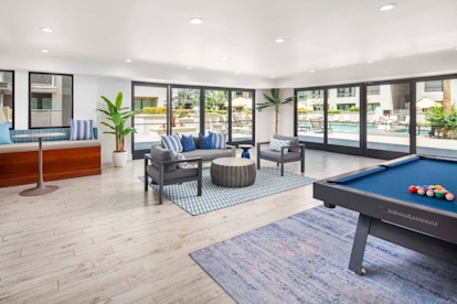 camden old town scottsdale apartments scottsdale az pool house with billiards and lounge areas