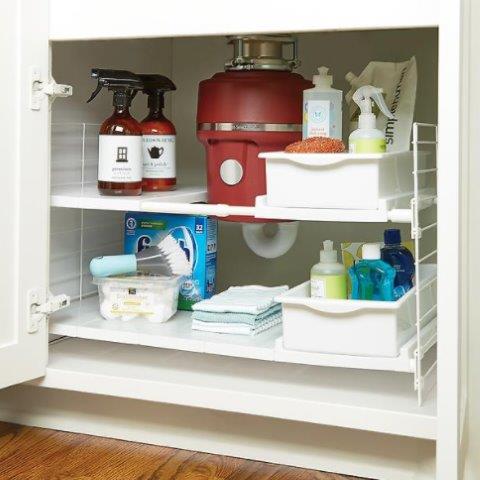 Expandable Under Sink Organizer and Storage I Bathroom Under the