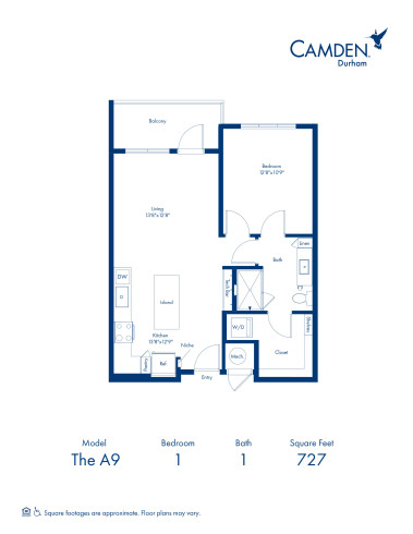 Camden Durham - Floor plans - A9