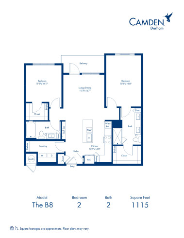 Camden Durham - Floor plans - B8