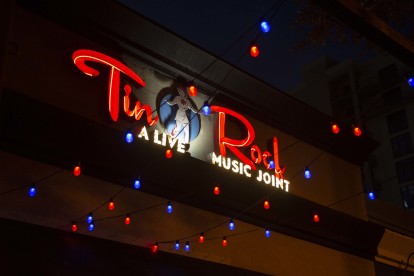 Local live music spot and restaurant Tin Roof