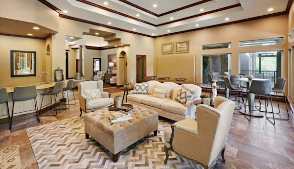 Resident lounge and workspace
